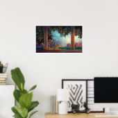 DAYBREAK Maxfield Parrish 1922 ... 2022ポスター ポスター (ホームオフィス)