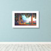 DAYBREAK Maxfield Parrish 1922 ... 2025 キャンバスプリント (インサイチュ (ウッドフロア))