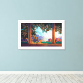 DAYBREAK Maxfield Parrish 1922 ... 2025 キャンバスプリント (インサイチュ (ウッドフロア))