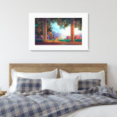 DAYBREAK Maxfield Parrish 1922 ... 2025 キャンバスプリント (インサイチュ (寝室))