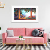 DAYBREAK Maxfield Parrish 1922 ... 2025 キャンバスプリント (インサイチュ (リビング))