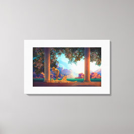 DAYBREAK Maxfield Parrish 1922 ... 2025 キャンバスプリント