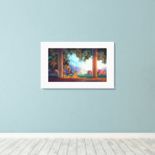 DAYBREAK Maxfield Parrish 1922 ... 2025 キャンバスプリント (インサイチュ (ウッドフロア))