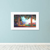 DAYBREAK Maxfield Parrish 1922 ... 2025 キャンバスプリント (インサイチュ (ウッドフロア))