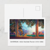 DAYBREAK Maxfield Parrish 1922 ... 2025 ポストカード (正面/裏面)