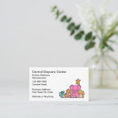 Daycare Family Childcare Center Business Cards 名刺 (スタンド正面)