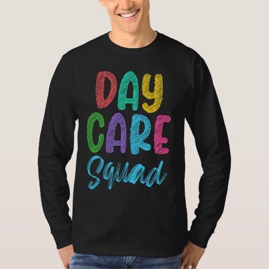 Daycare Squad Daycare Provider Daycare Teacher Pre Tシャツ (正面)
