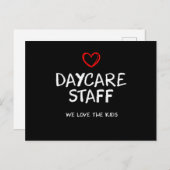 Daycare Staff Print ポストカード (正面/裏面)