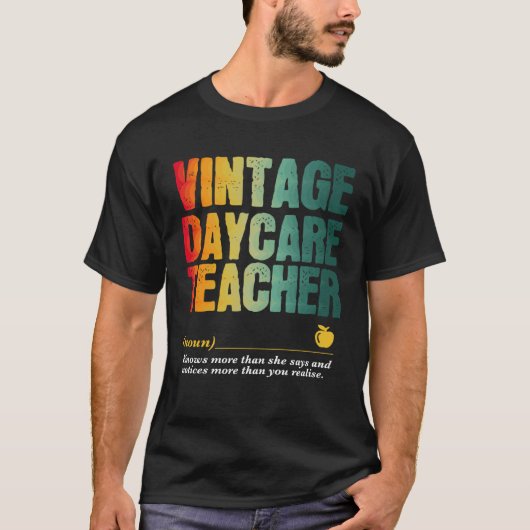 Daycare Teacher Appreciation Week Back to School   Tシャツ (正面)