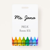 Daycare Teacher Badge バッジ (正面)