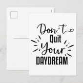 Daydreamやめの招待状と発表 シーズンポストカード (正面/裏面)