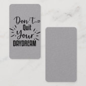 Daydreamやめの招待状と発表 名刺 (正面/裏面)