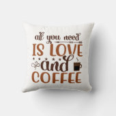 Daydreamをやめ使わない&私が必要なのはコーヒーだけ クッション (裏面)