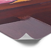 Daydreaming Dancer：ソフトパステルバレエアート ポスター (角)