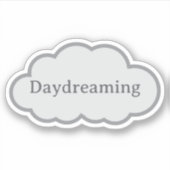 Daydreaming - Relatable Cloud Sticker シール (正面)