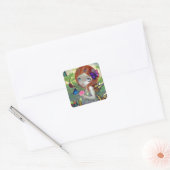 "Daydreams and Frogs"ステッカー スクエアシール (封筒)