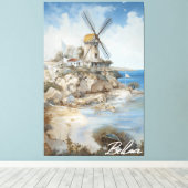 Daylight on the Coast, by artist Bella Catza キャンバスプリント (インサイチュ (ウッドフロア))