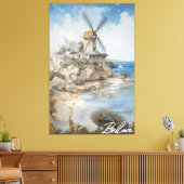 Daylight on the Coast, by artist Bella Catza キャンバスプリント (インサイチュ (リビング))