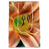 Daylilyマクロ ミディアムペーパーバッグ (裏面)