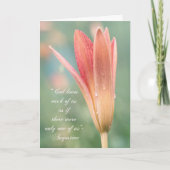 Daylily写真の神についてのオーガスティン引用文 カード (正面)