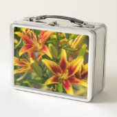 Daylily Botanicalプリント、カナダ写真 メタルランチボックス (正面)