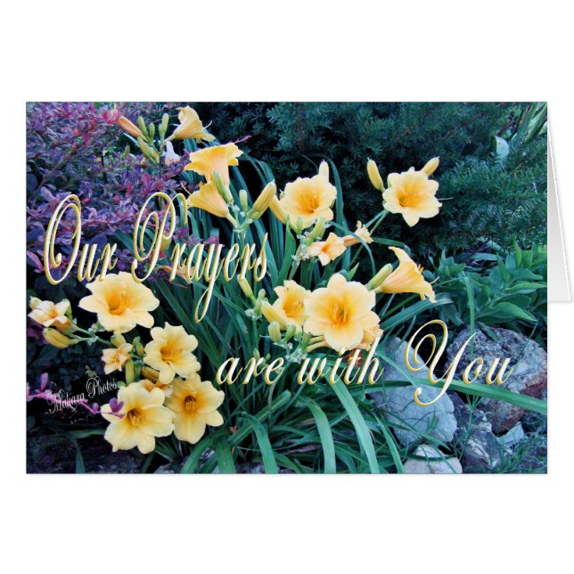 DayLilyPrayerはカードカスタマイズ (正面横)