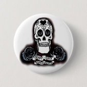 dayofthedeadcutout 缶バッジ (正面)