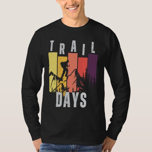 Days of trail   adventure trail tシャツ (正面)