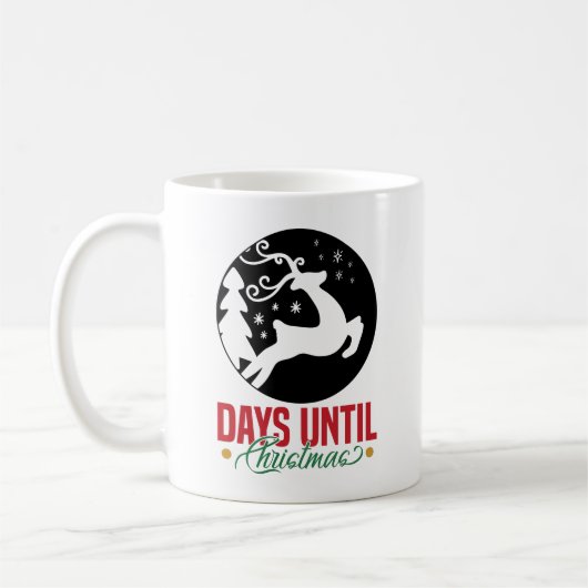 Days Until Christmas-14531 コーヒーマグカップ (左)