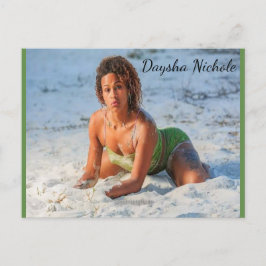 Daysha Nichole McGinnis、ビーチ、はがき ポストカード