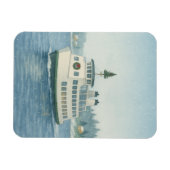 Daytime Ferry Christmas マグネット (横)