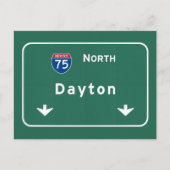 Dayton Ohio oh Interstate Highway Freeway : ポストカード (正面)