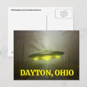 DAYTON, OHIO SPACESHIP UFOはがき ポストカード (正面/裏面)