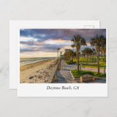 Daytonaビーチでの日没：沿岸脱出 ポストカード (正面/裏面)