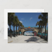 Daytonaビーチフォトポストカードへようこそ ポストカード (正面/裏面)