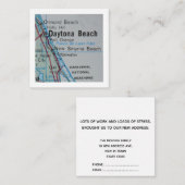 daytonaビーチ引っ越しました新しいアドレスカード エンクロージャーカード (正面/裏面)