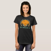 Daytonaビーチ（フロリダ州） -アウトドアの概要 tシャツ (正面フル)