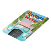 Daytonaビーチ，フロリダUSAヴィンテージ旅行ポスター マグネット (左側)