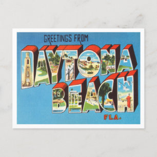 Daytonaビーチ, Florida Travelからの挨拶 ポストカード
