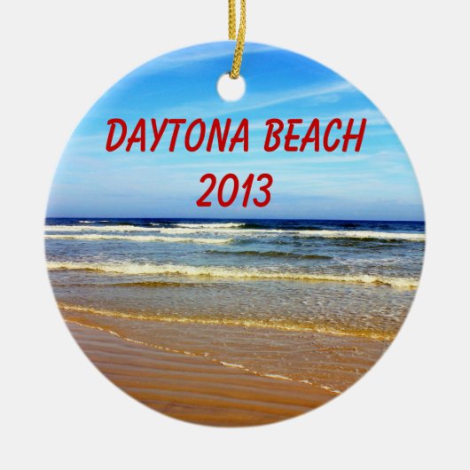 Daytona Beachのオーナメント セラミックオーナメント (正面)