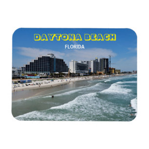 Daytona Beachのフロリダの背景 マグネット