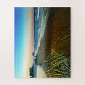 Daytona Beachの海岸線および遊歩道 ジグソーパズル (縦)