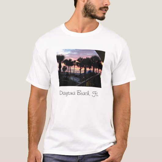 Daytona BeachのFLの日の出 Tシャツ (正面)