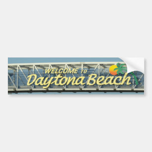 Daytona Beachへの歓迎 バンパーステッカー