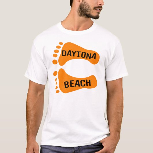 Daytona Beach裸足の Tシャツ (正面)