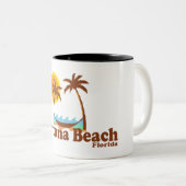 Daytona Beach。 ツートーンマグカップ (正面右)