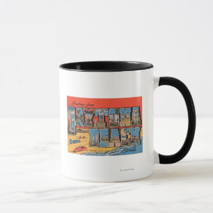 Daytona Beach、フロリダ-大きい手紙場面 マグカップ