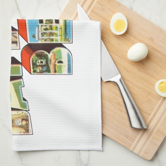 Daytona Beach FL キッチンタオル (四つ折り)