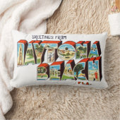 Daytona Beach FL ランバークッション (ブランケット)