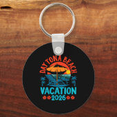 Daytona Beach Florida 2026 Family Vacation Summer  キーホルダー (正面)